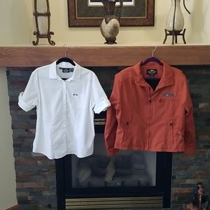 Free Harley Shirt with Harley Jacket womens